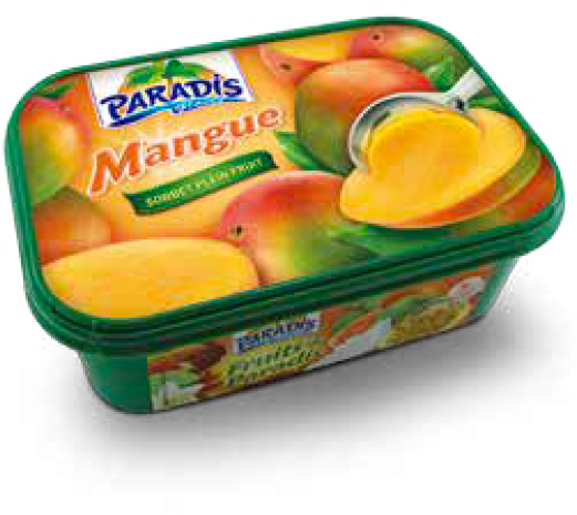 Glace Mangue - Paradis Glaces Martinique - Fruits du Paradis